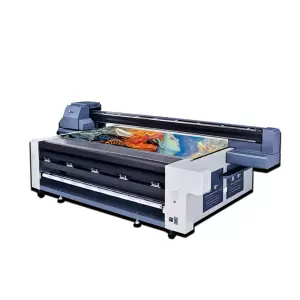 Hybrid UV Roll to Roll Advertising Flatbed All-in-One Ricoh Printhead Inkjet UV Printer