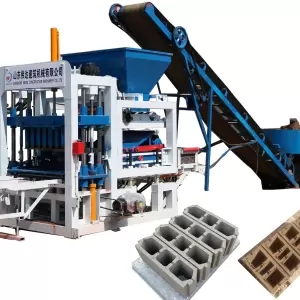 Weida QT4-15B Automatic Hydraulic Concrete Block & Brick Making Machine