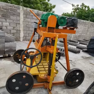 Electric Large Wheel Mobile Concrete Brick Making Machine