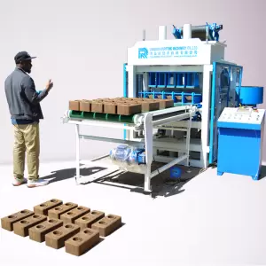 DF5-10 Fully Automatic Soil Interlocking Brick Machine