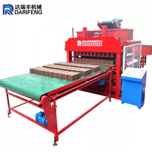DF10-10 Earth Mud Red Clay Eco Interlocking Block Brick Making Machine