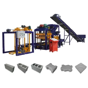 Qt4-25 Hydraulic Small Brick Making Machine