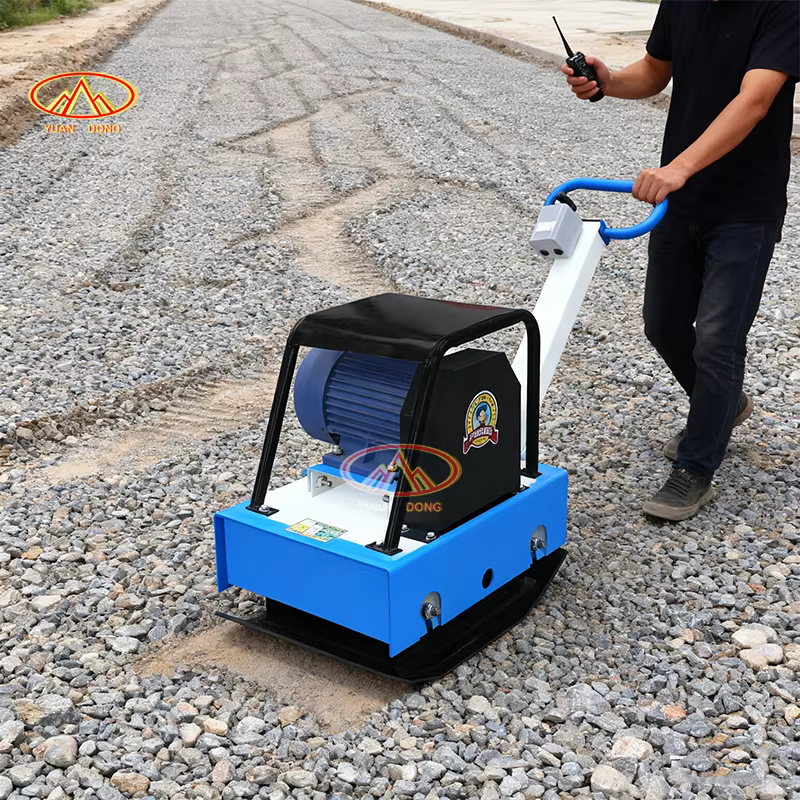 Gasoline Plate Compactor Ground Floor Asphalt Soil