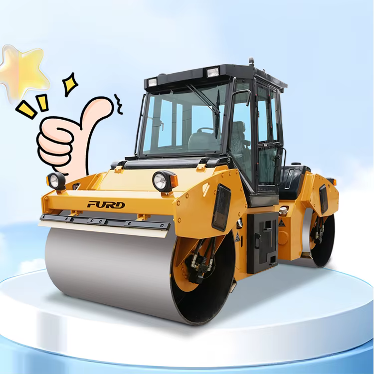 Heavy Duty 10 Ton Vibratory Tandem Drum Roller Compactor