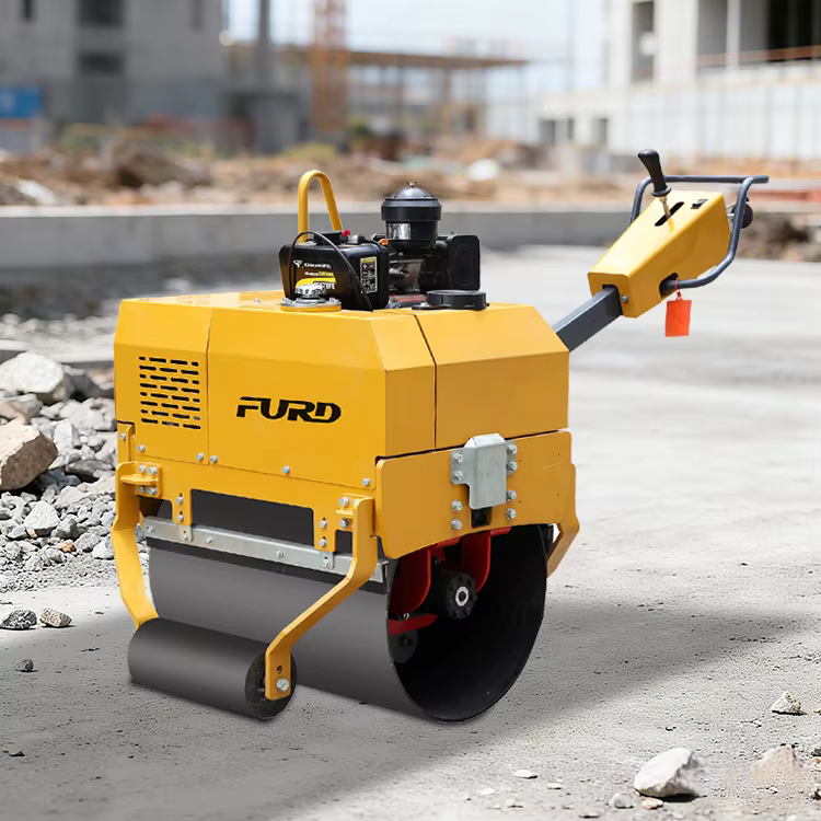 Pedestrian Driveways and Pathways Compacting Small Vibratory Roller