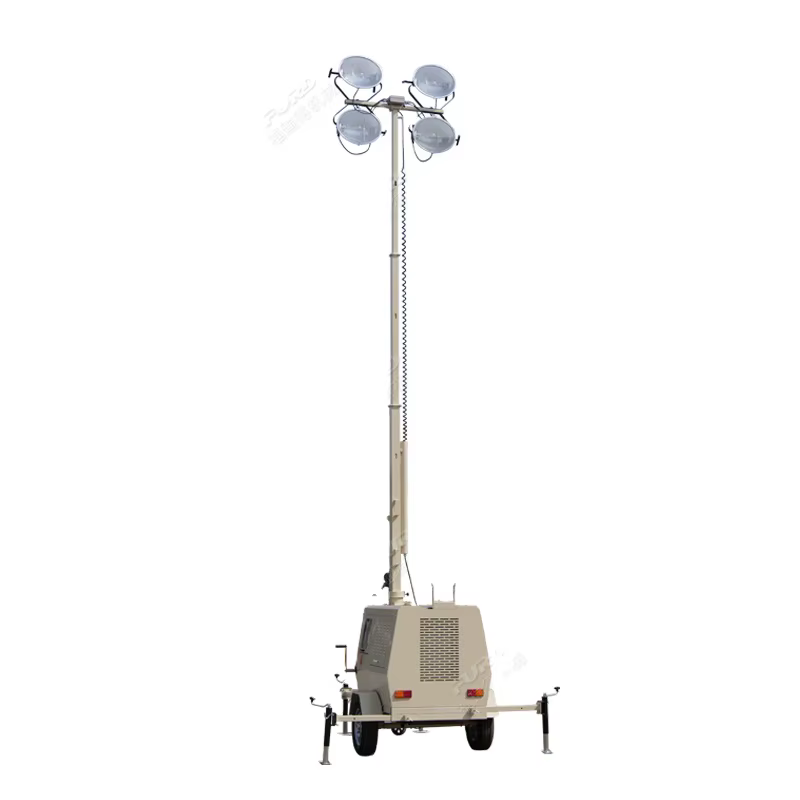 9m Mobile LED Telescopic Light Tower