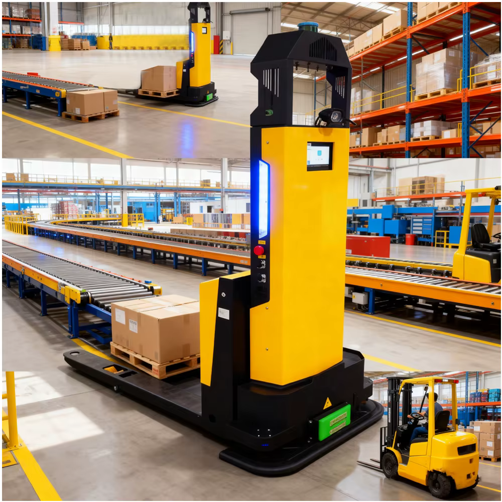 Laser SLAM Navigation Logistic AMR Forklift AGV