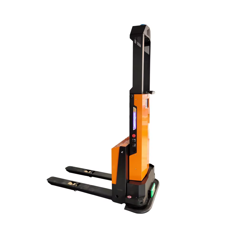 TZBOT Auto Guided Sensor Logistic Unmanned Autonomous Mobile Forklift AGV Robot