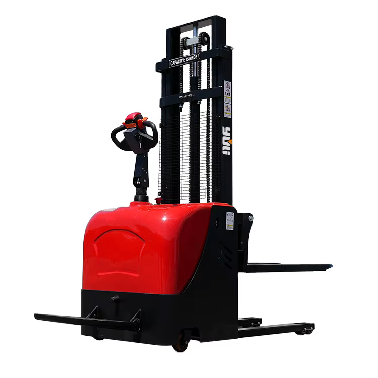 Warehouse Off Road Stacker Pallet Truck 1.5T