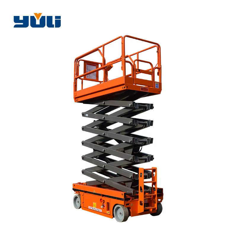 Yuli Aerial Foldable Scaffolding Vertical Aluminum Alloy Electric Scissor Lift Platform