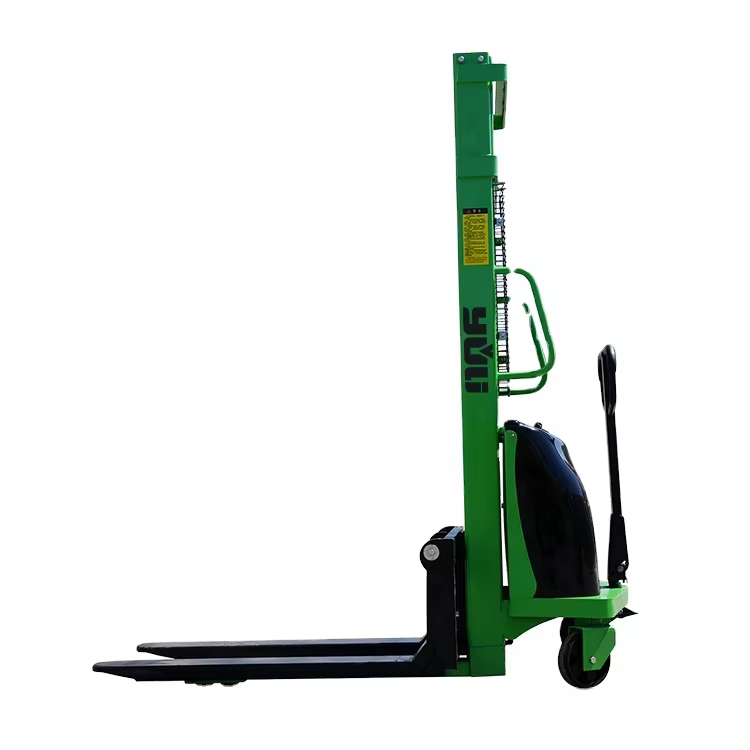 Electric Forklift Pallet Elevator 1T Semi-Electric Stacker 3.5M