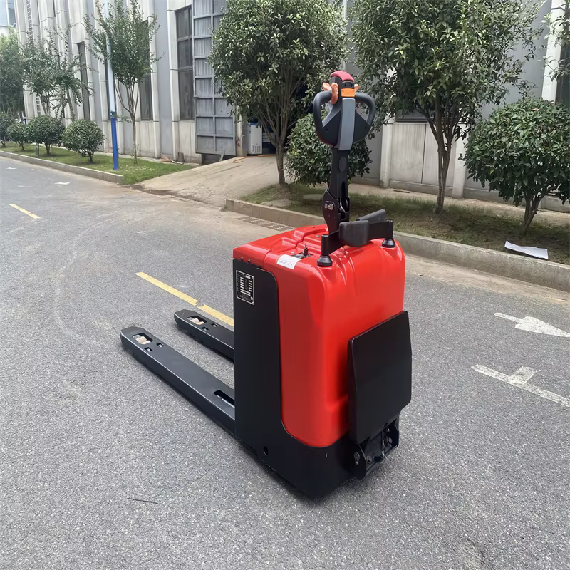 CBD60 6 Ton Electric Pallet Truck Stand Able Electric Pallet Stacker Forklift Truck