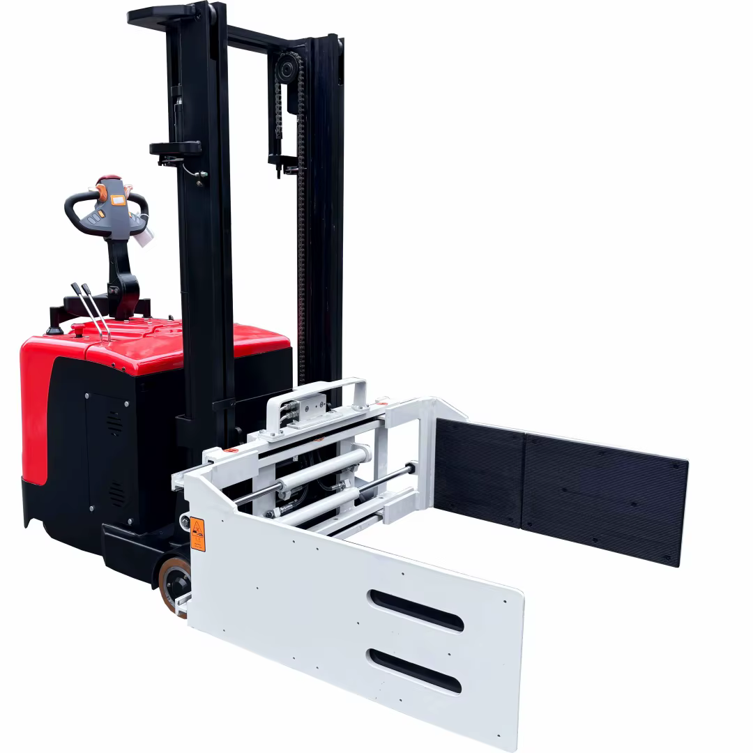 Electric Stacker with Paper Roll Clamp Attachment 6m 1-5 Ton