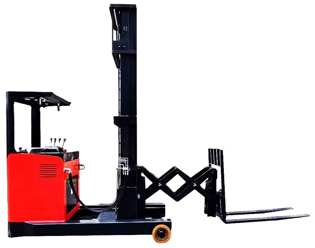 2tons Double Deep Scissor Battery Reach Forklift Electric Truck