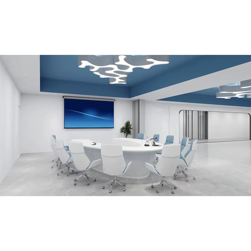 Luxury Office Conference Table and Chairs Executive Modern Furniture Set