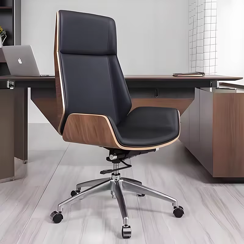 Contemporary PU Leather High Back Executive Office Chair