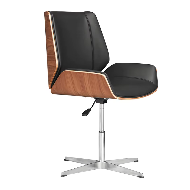 Metal Bow Vintage Fabric Dining Chair