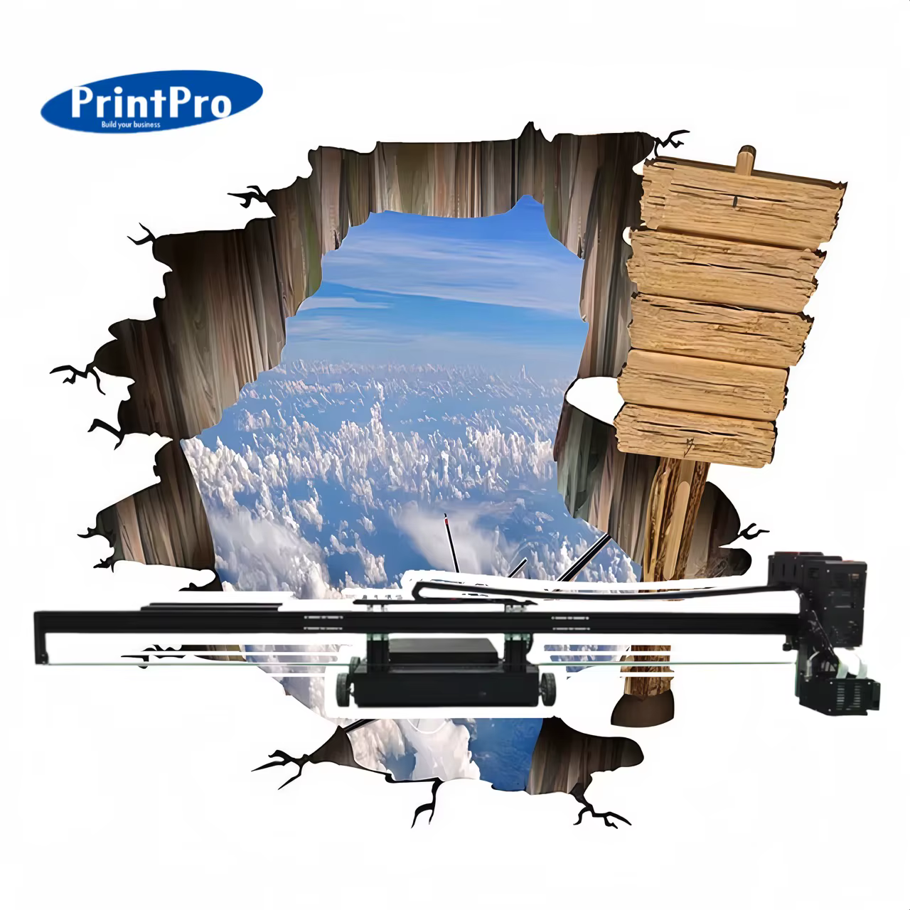 PrintPro Wall and Floor Printer UV Inkjet Machine