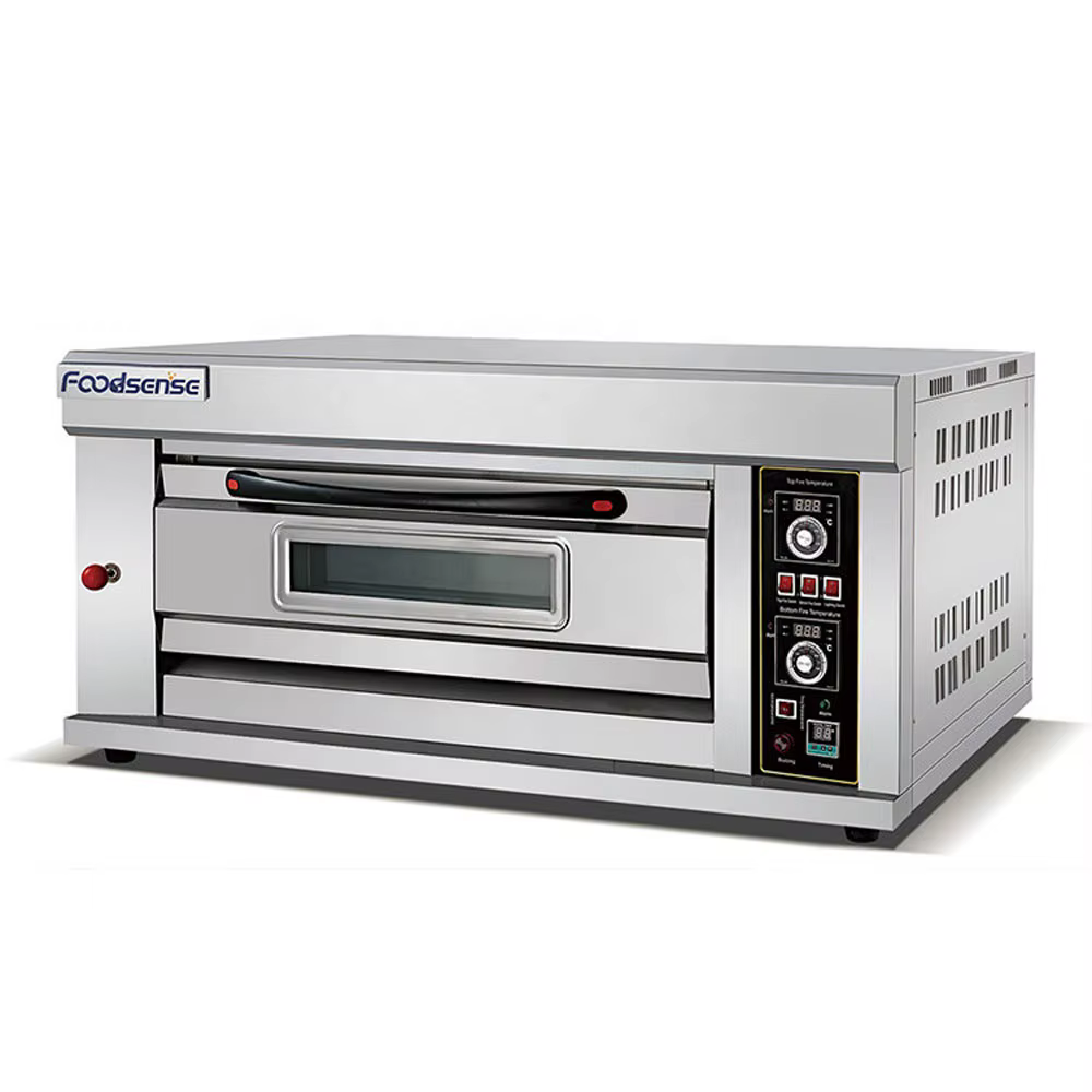 Commercial Gas Deck Oven 1 Deck 3 Tray Bakery Small Oven
