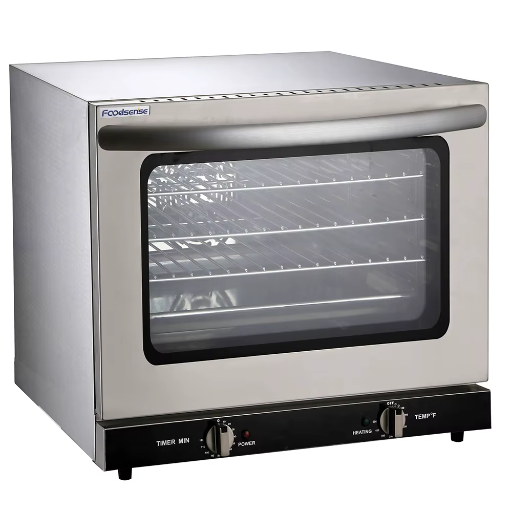 Commercial 4-Layer Perspective Hot Tray Large Convection Oven