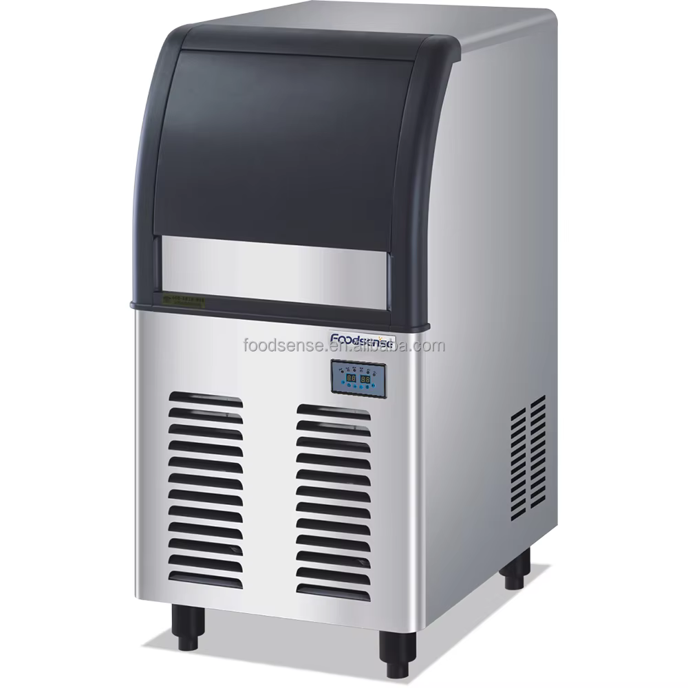 Commercial Stainless Steel & ABS Portable Ice Maker Machine