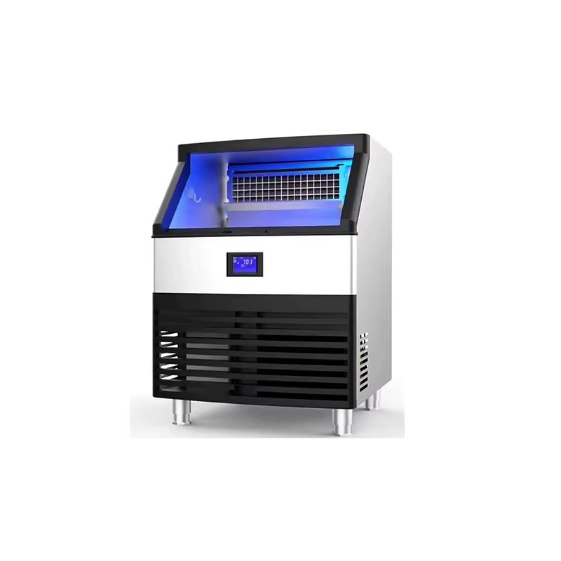 Portable 100kg Commercial Ice Cube Ice Making Machine