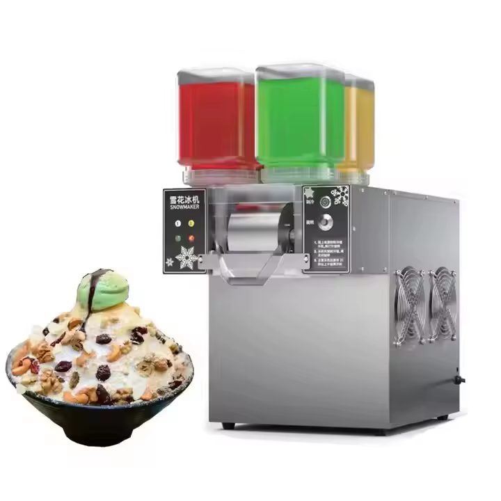 Commercial 220V Ice Snow Flake Maker Slushy Machine