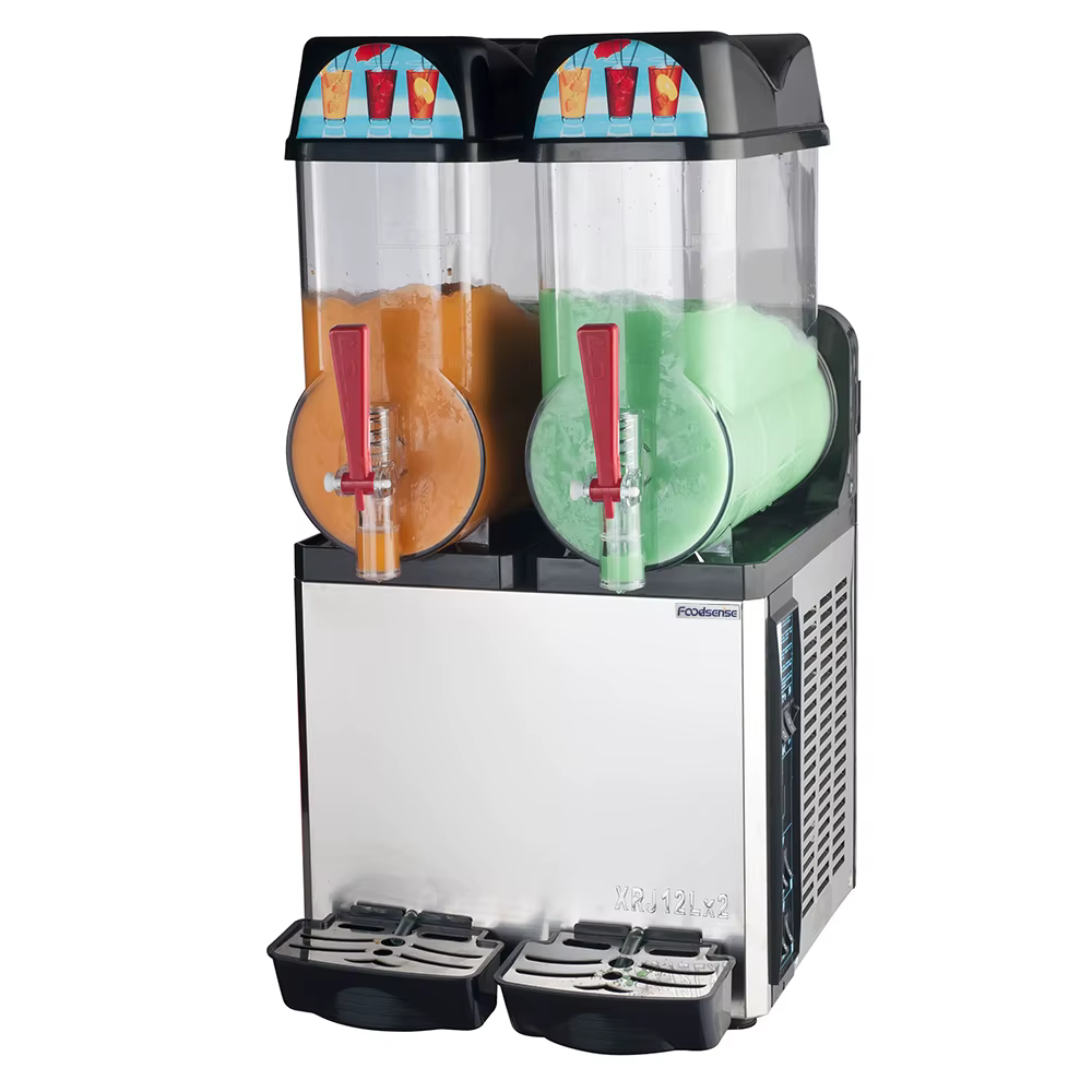 Commercial Electric Stainless Steel 12L*2 Double Tank Slush Machine