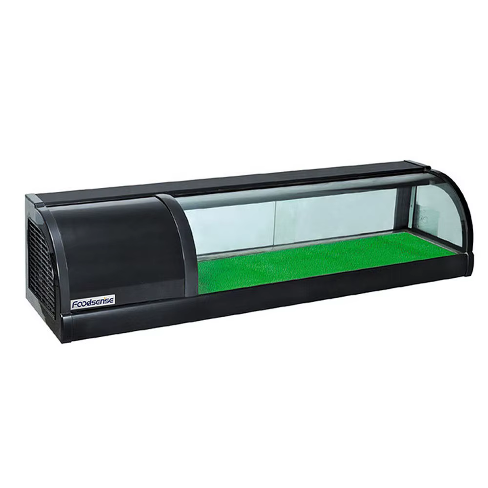 Commercial Electric Counter Top Refrigerated Sushi Display Cooler Showcase