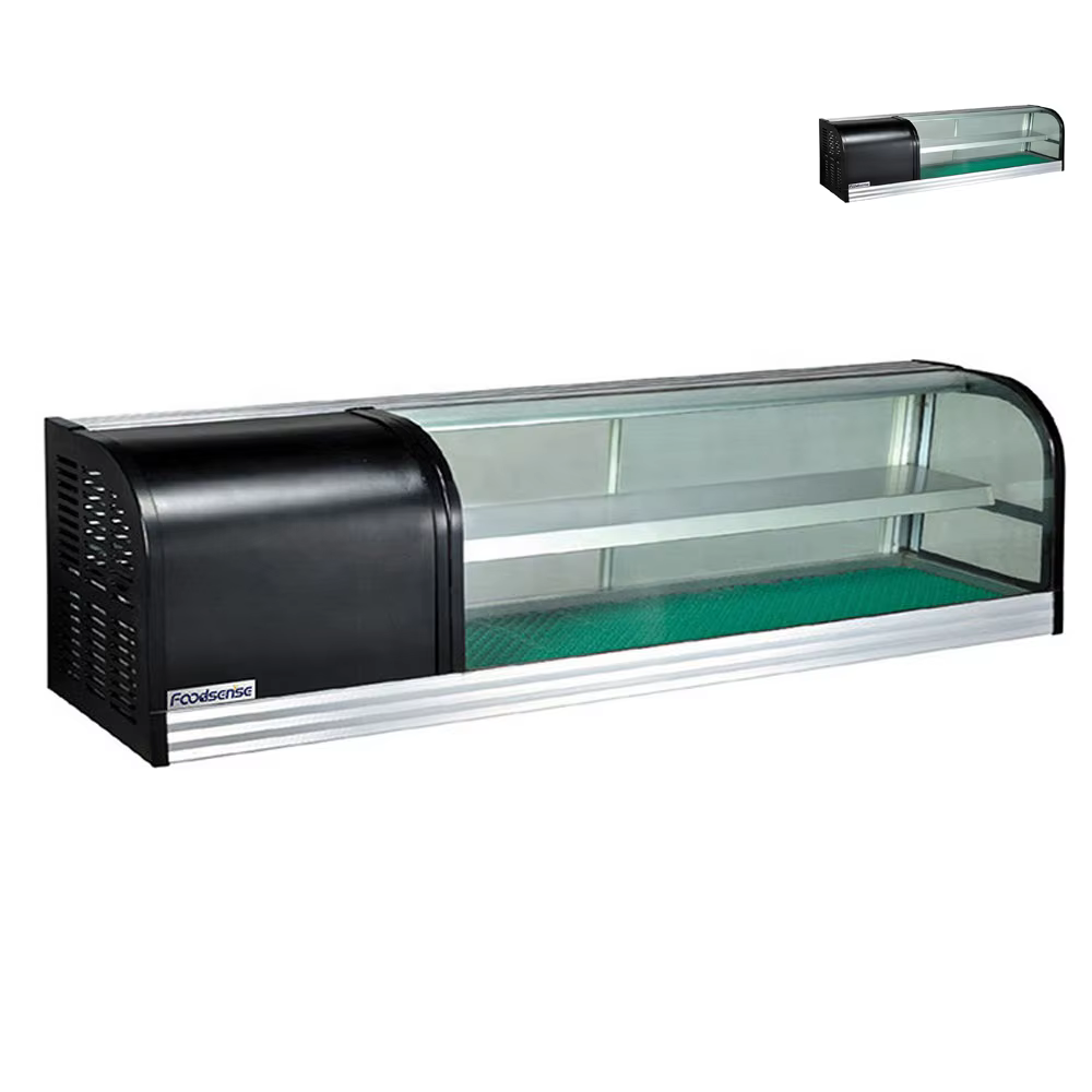 Commercial Electric Counter Top Refrigerated Sushi Display Cooler