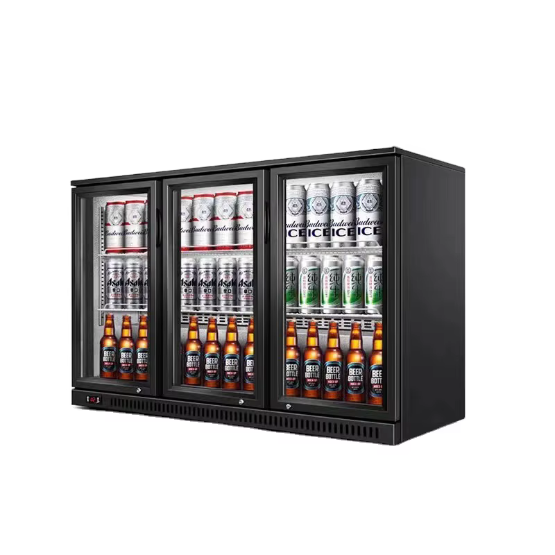 Good Quality Commercial Three Door Mini Bar Fridge