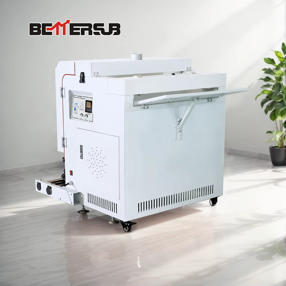 Baiyin Automatic 60cm Vertical DTF Powder Shaker and Dryer Machine with Oven