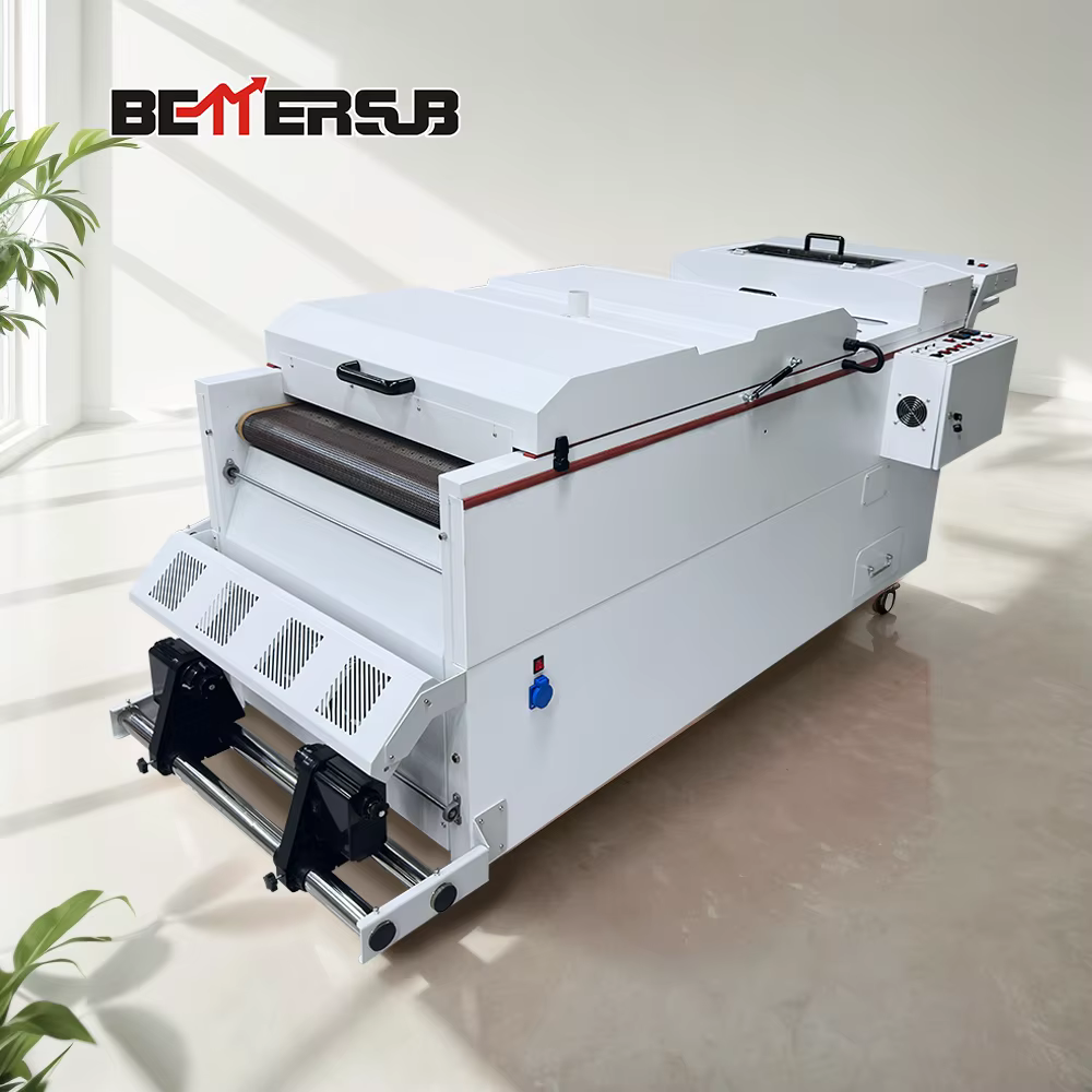 Baiyin Automatic Powder Circulate 60cm Vertical DTF Powder Shaker and Dryer Machine