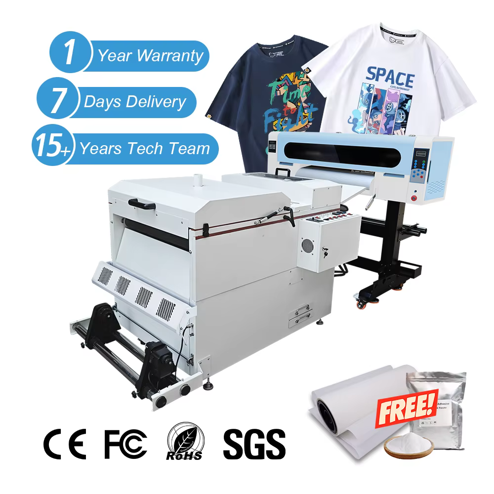 Baiyin 24" DTF Printer 60cm 2 Head Epson I3200 Industrial Printer with Powder Shaker