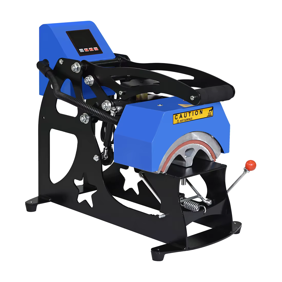 Baiyin Manual and Semi-Automatic Baseball Cap Heat Press Machine