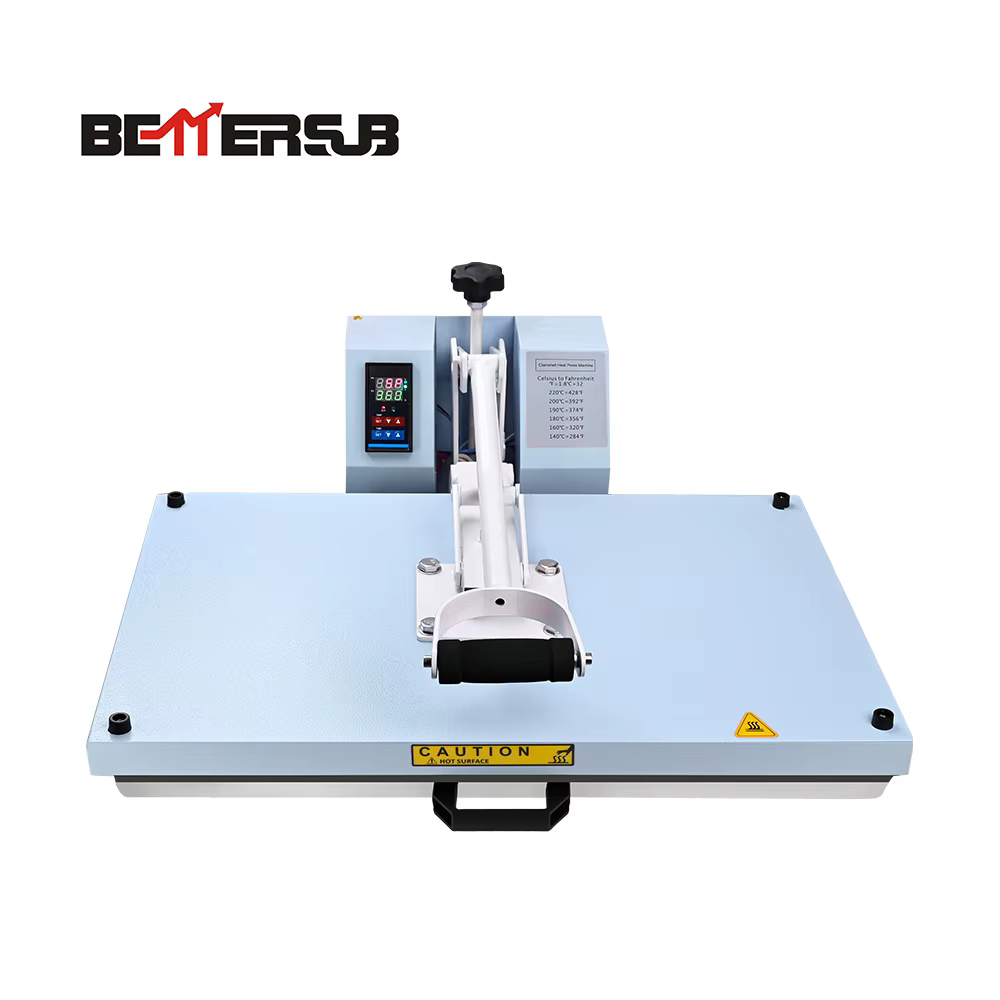 Baiyin 40x60cm High Quality Aluminum Plate Manual Heat Press Printing Machine
