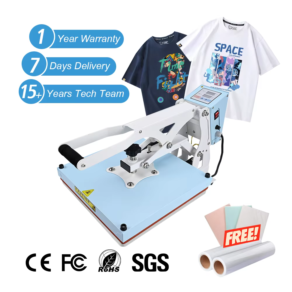 Baiyin 38x38cm Manual Heat Press Machine