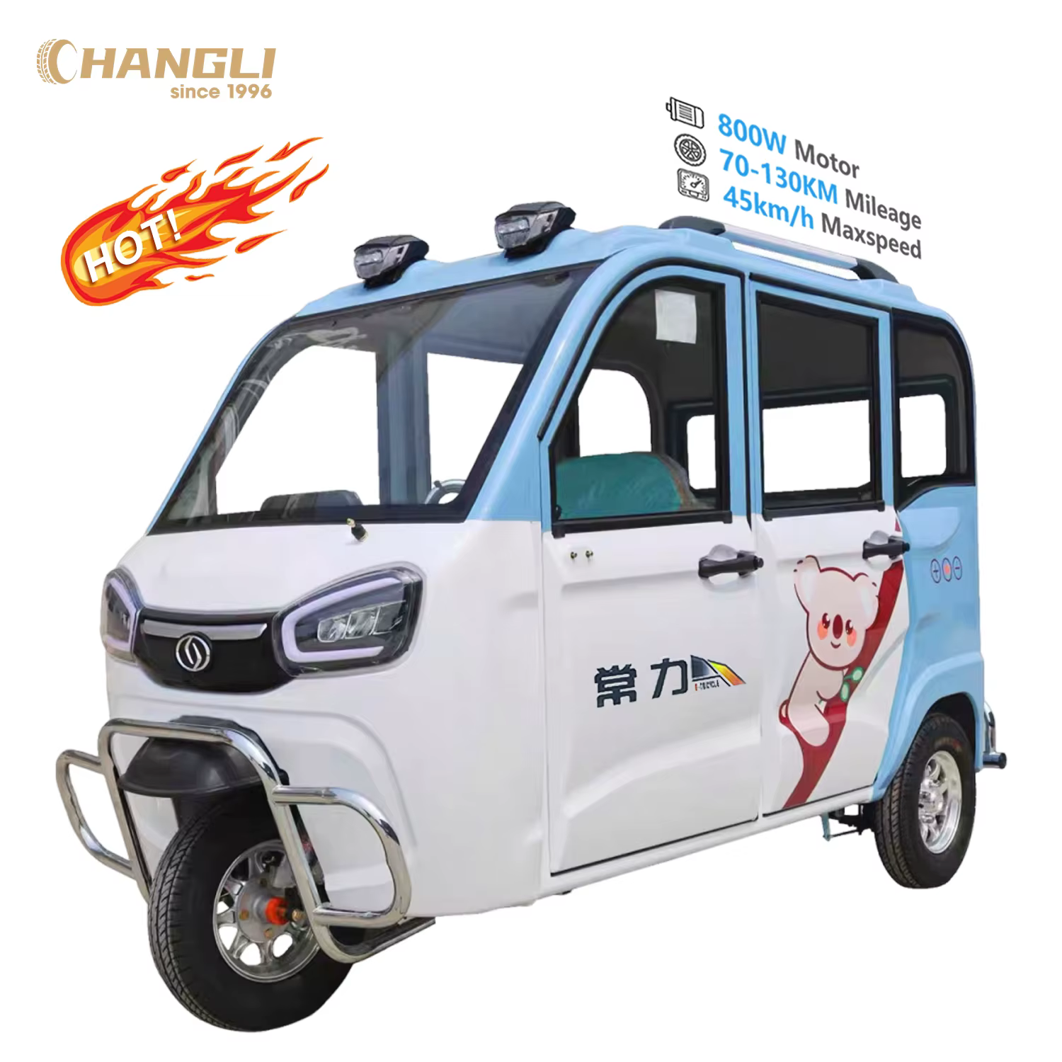 Chang Li Fully Enclosed Electric 3 Wheel Trike Tricycle