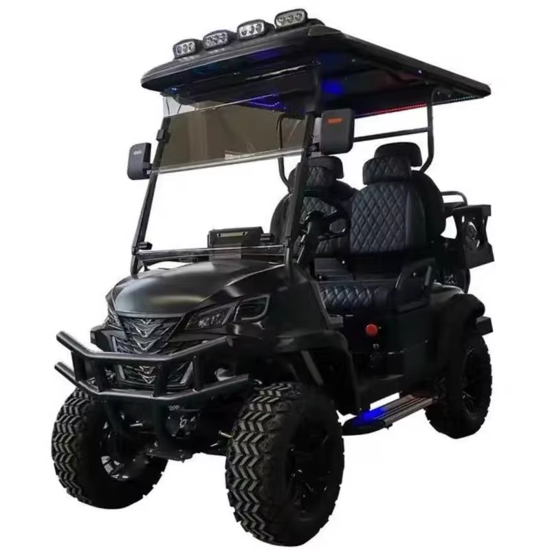 Electric 4-Seater 60V 5000W Golf Cart with Curtis Controller