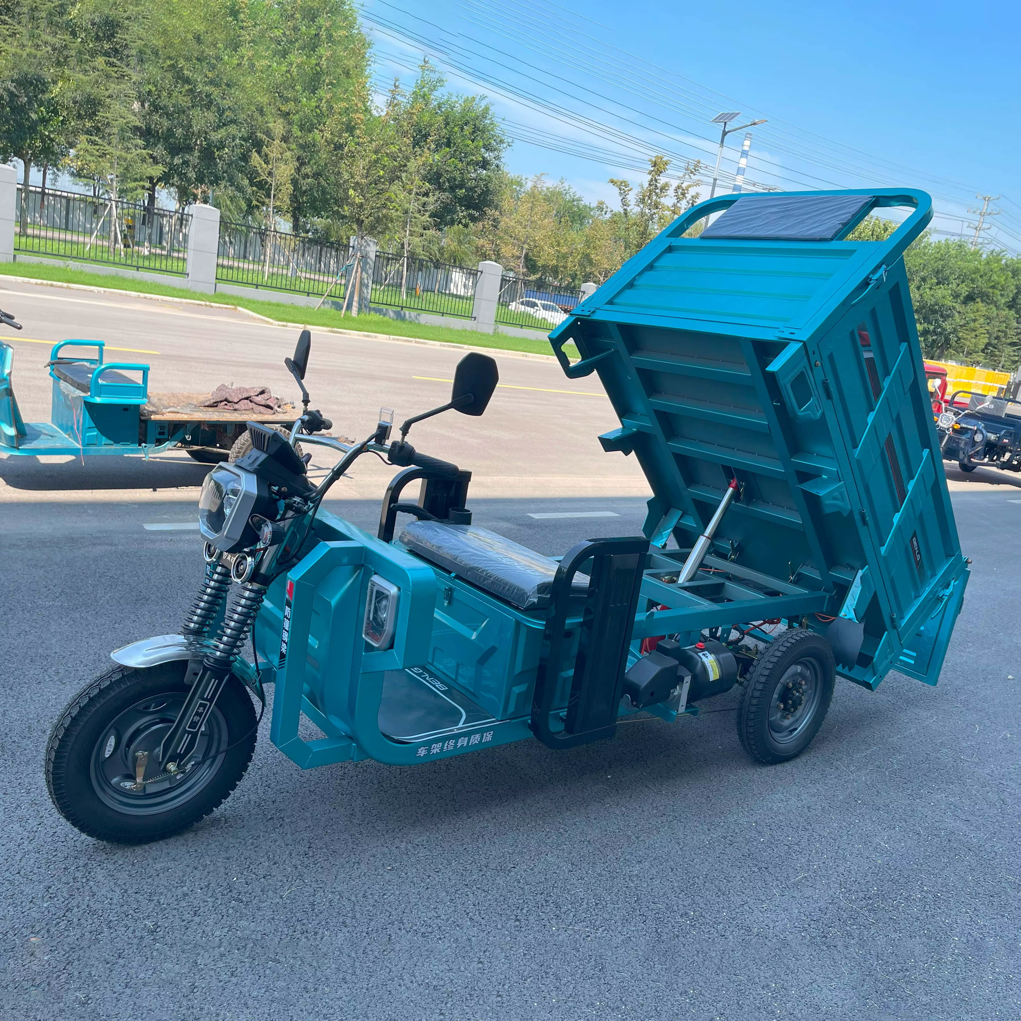 Open Body Tricycle Electric Motorcycle Self-Unload King