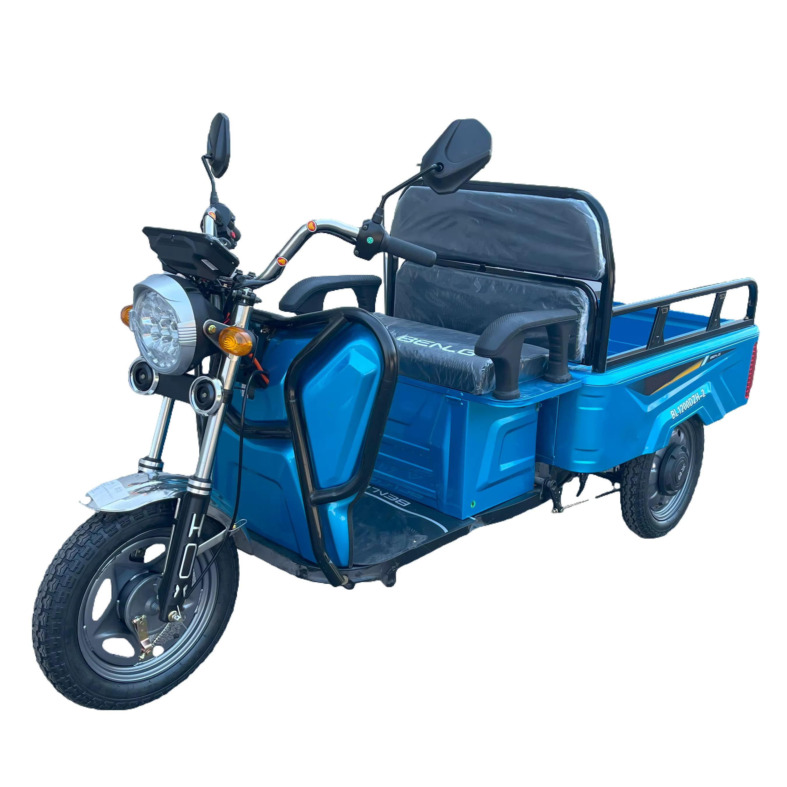 Electric 3-Wheel Self-Lifting Dump Cargo Trike 48V