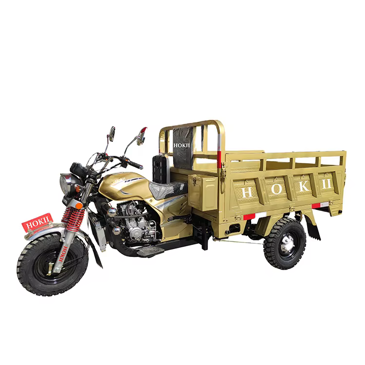 200cc Gasoline Three Wheel Adult Cargo Tricycle