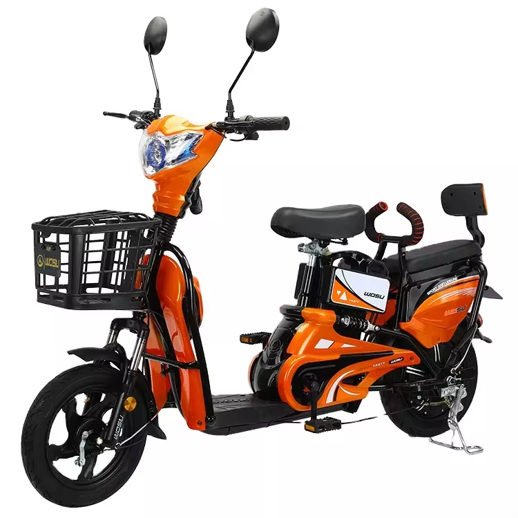 350W 48V Electric City Bike with 24-Speed Gears