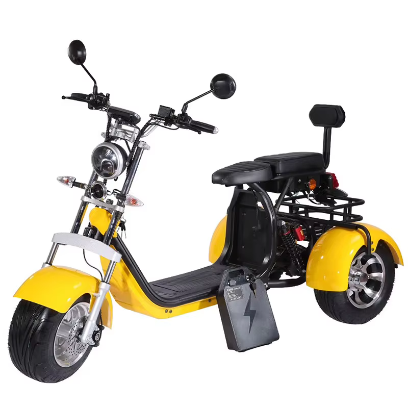 2023 New Design Citycoco 1000w 1500w Adult Electric 3 Wheel Scooter Tricycle