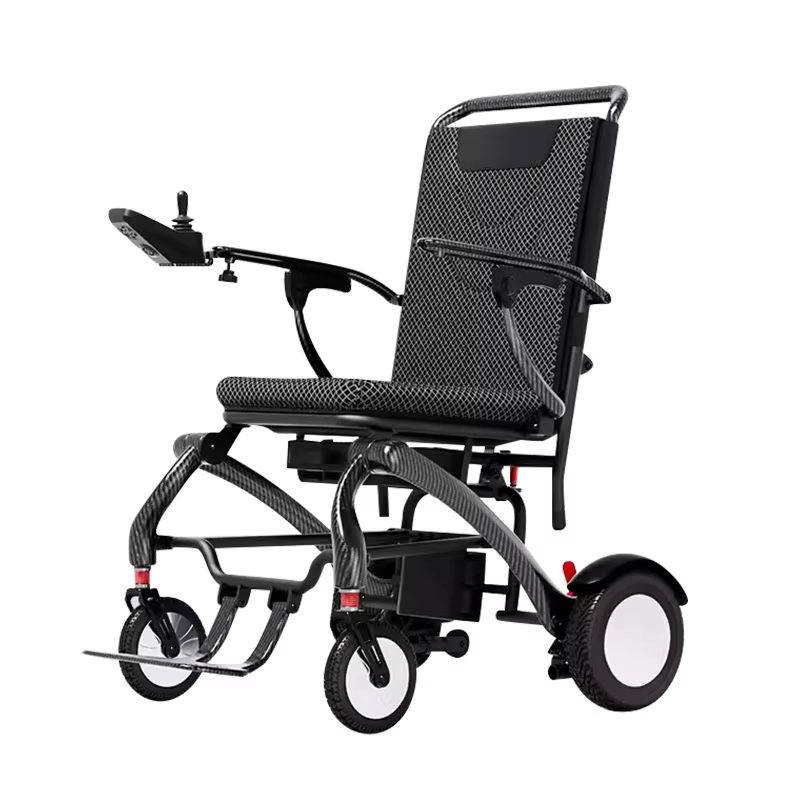 19kg Carbon Fiber Lightweight Foldable All-Terrain Electric Wheelchair BZ-CE03