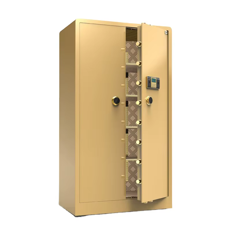 XBT High-Security Metal Hotel Home Safe Box Double Electronic Doors Fireproof