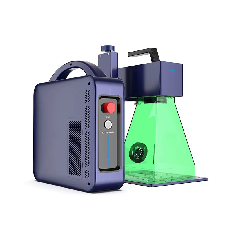 Mini High Accuracy Color Engraving Portable Fiber Laser Marker