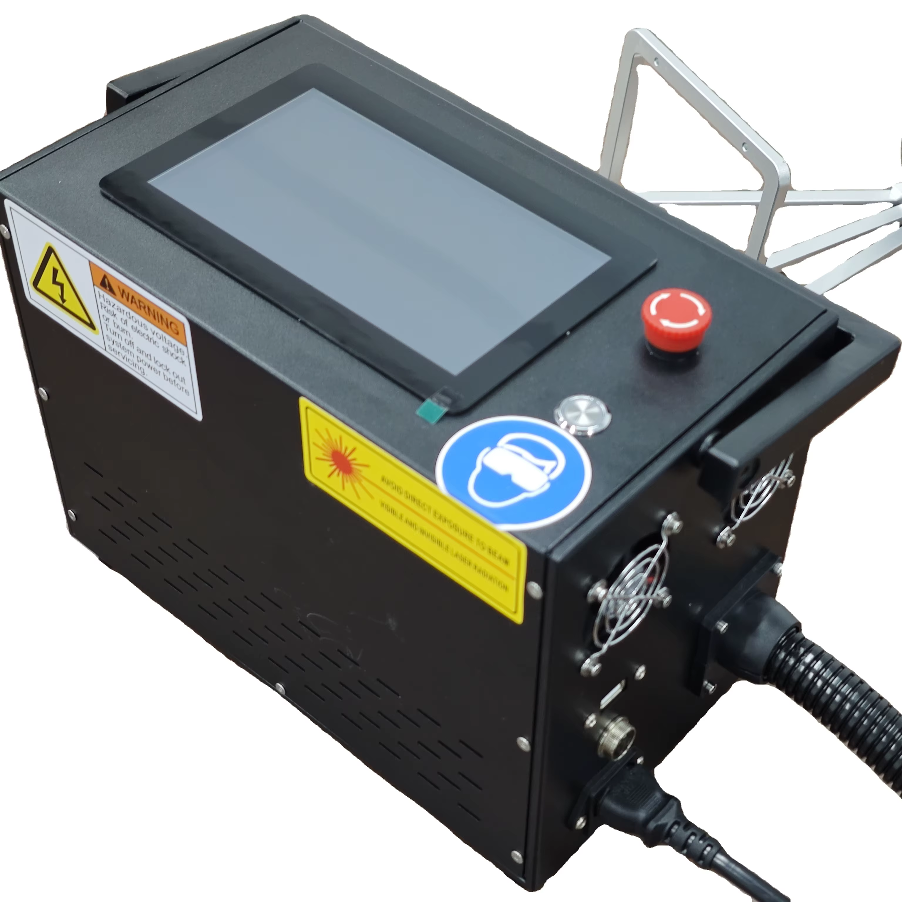 Portable Dual Laser Engraving and Marking Machine with Rotary Axis