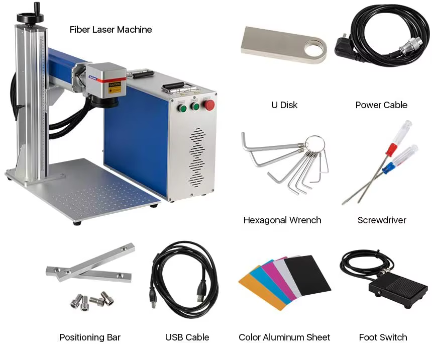 Raycus JPT Fiber Laser Marker 20W 30W 50W