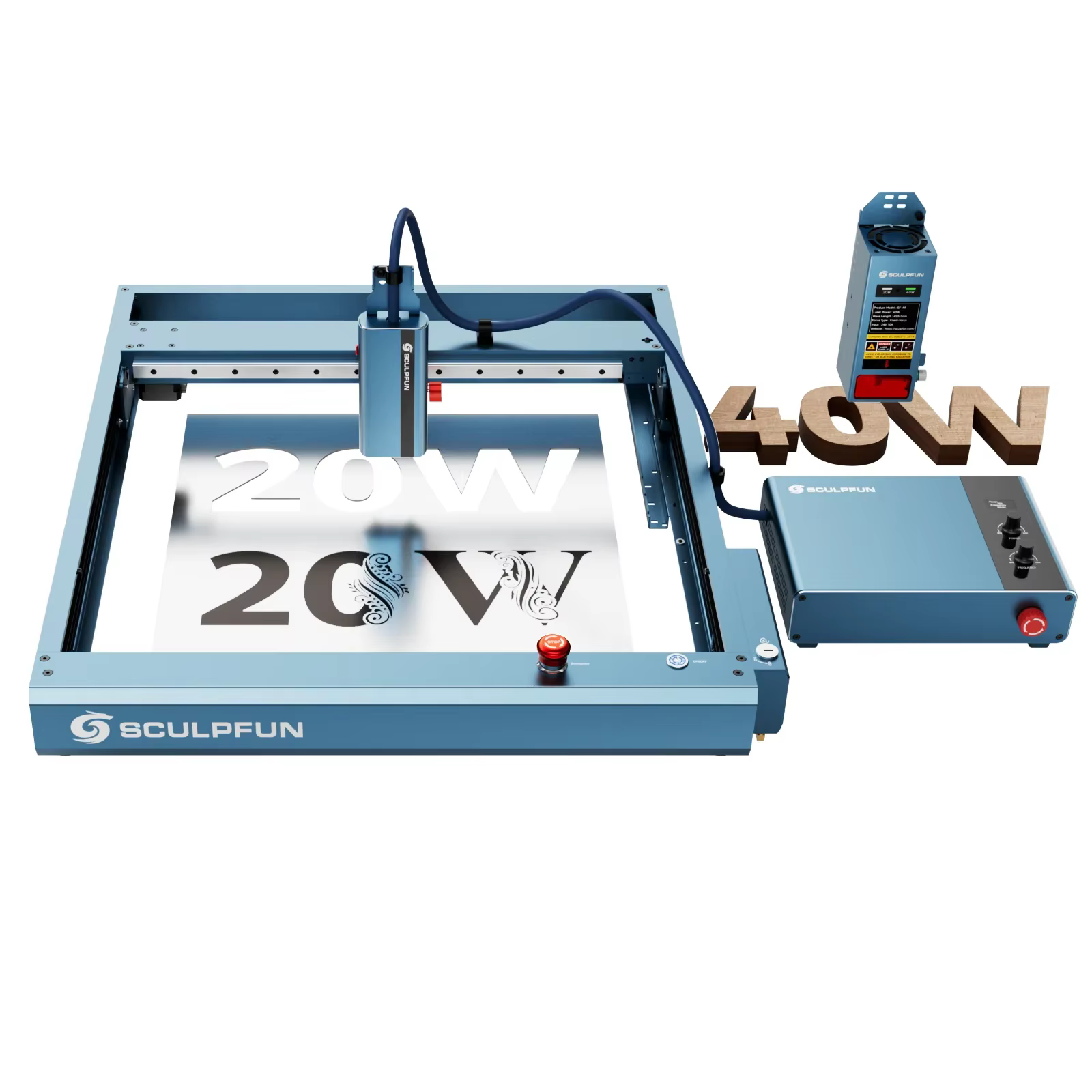 Sculpfun A9 Ultra Dual Laser Engraver Cutting Machine